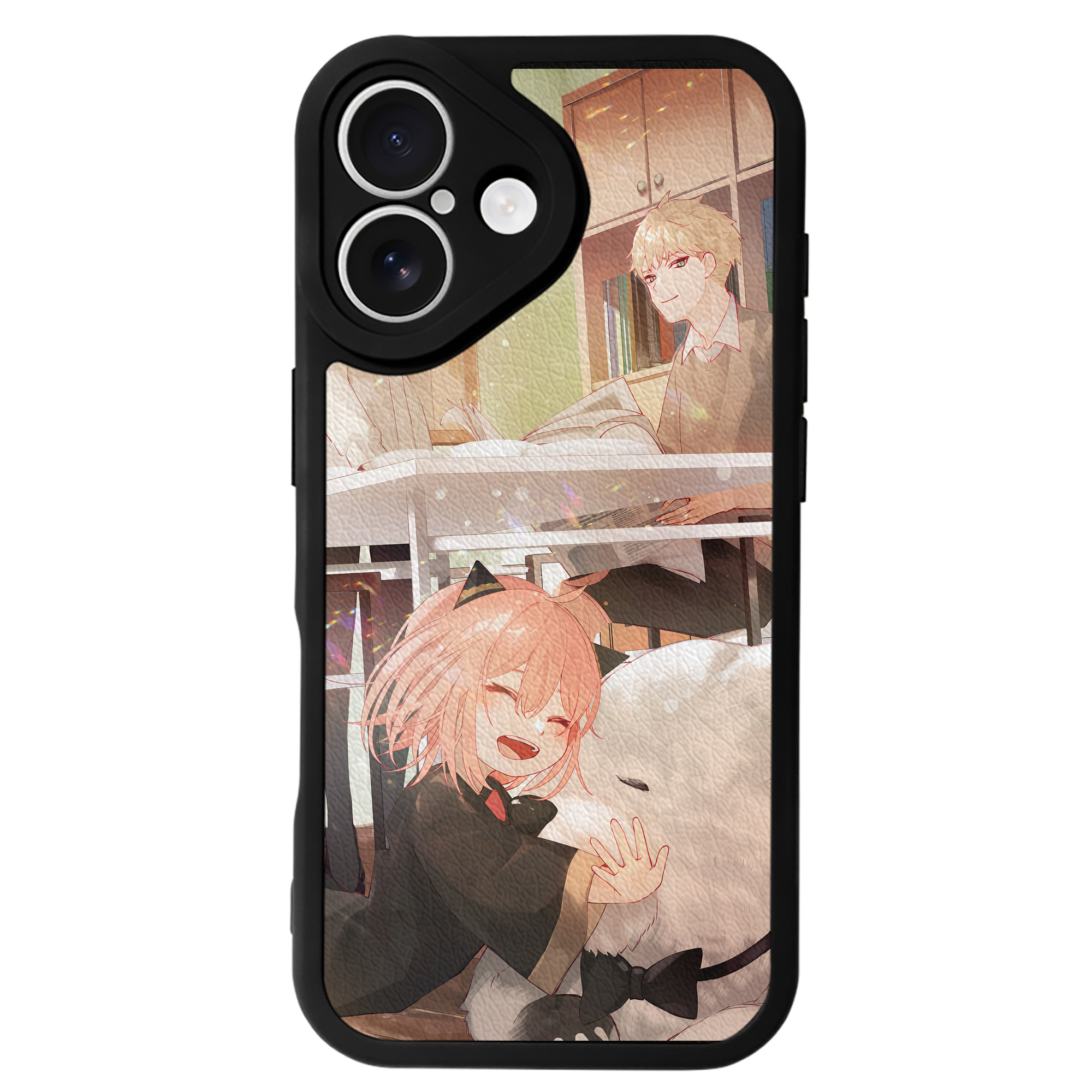 （画像用） SPY×FAMILY间谍家家酒 【iPhone 16シリーズ対応】シリコンスマホケース（レザー調） 材質：シリコン